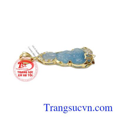 Mặt dây chuyền chạm khắc bọc vàng 14k sáng bóng đảm bảo chất lượng hợp thời trang, sang trọng 