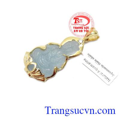 Mặt dây chuyền chạm khắc bọc vàng 14k sáng bóng đảm bảo chất lượng hợp thời trang, sang trọng