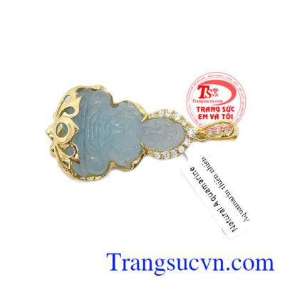 Mặt dây chuyền chạm khắc bọc vàng 14k sáng bóng đảm bảo chất lượng hợp thời trang, sang trọng
