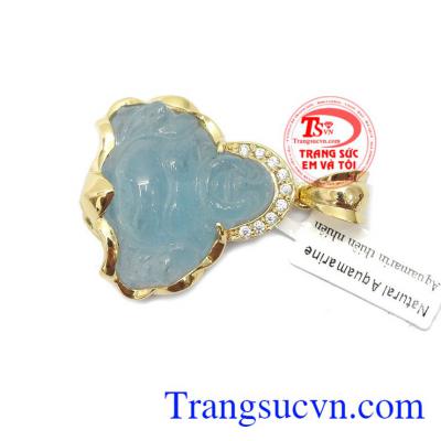 Mặt dây chuyền nam chạm khắc bọc vàng 14k sáng bóng đảm bảo chất lượng hợp thời trang, sang trọng
