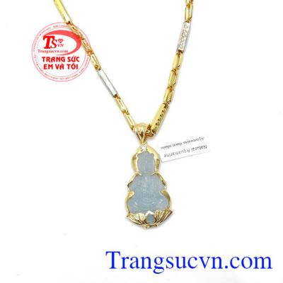 Mặt dây chuyền chạm khắc bọc vàng 14k sáng bóng đảm bảo chất lượng hợp thời trang, sang trọng