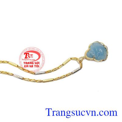 Bộ dây chuyền vàng phật di lặc