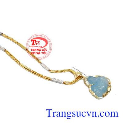 Mặt dây chuyền nam chạm khắc bọc vàng 14k sáng bóng đảm bảo chất lượng hợp thời trang, sang trọng