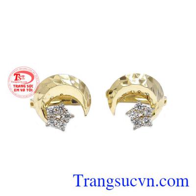 Hoa tai trăng sao nhập khẩu từ Hàn Quốc