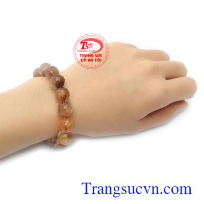 Chuỗi tay thạch anh tóc là món quà tuyệt vời dành tặng người yêu thương