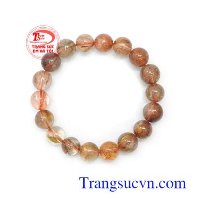 Chuỗi tay thạch anh tóc thiên nhiên