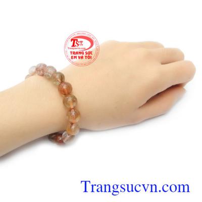 Chuỗi thạch anh tóc bình an 10 ly bền đẹp, chất lượng, giao hàng toàn quốc