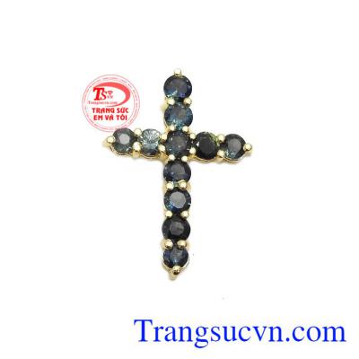 Mặt thánh giá sapphire đẹp