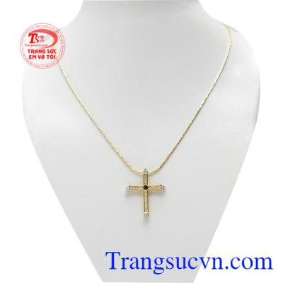 Bộ trang sức thánh giá sapphire sang trọng