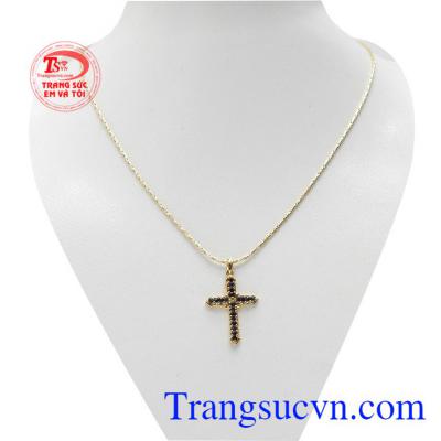 Bộ trang sức thánh giá sapphire tinh tế