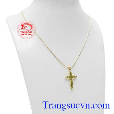 Bộ trang sức thánh giá peridot phong cách là một sản phẩm mới rất sáng tạo và độc đáo.