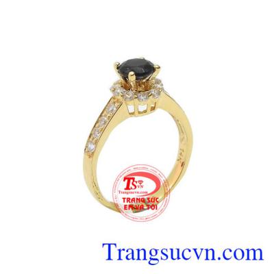 Nhẫn nữ sapphire nữ hoàng