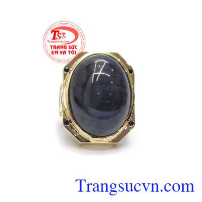 Nhẫn Nam Sapphire Quyền Lực được các bạn nam ưa thích, kiểu dáng sang trong, thời trang