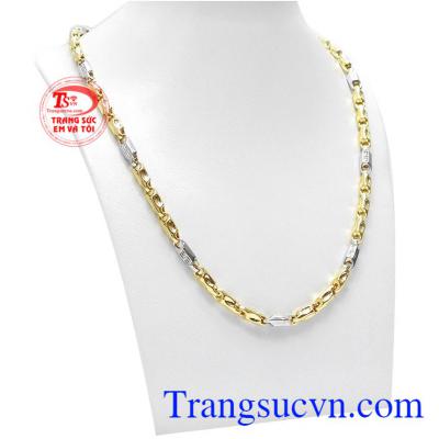 Dây chuyền nam phong cách 10k mang đến cho phái mạnh sản phẩm đầy cá tính.