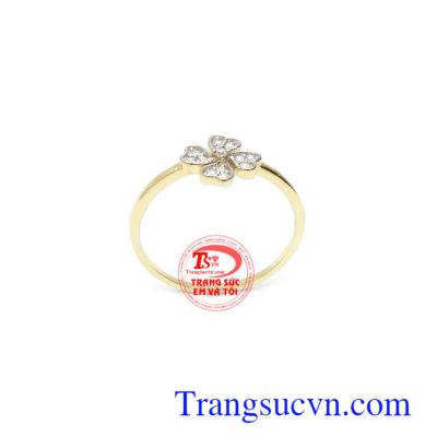 Nhẫn nữ Korea 10k may mắn phù hợp nhiều phong cách thời trang phái đẹp