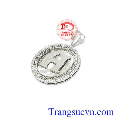 Mặt dây nam chữ H phong cách 10k sang trọng, tinh tế và thời trang