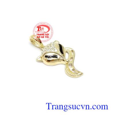 Mặt dây Korea hồ ly tinh tế phù hợp nhiều loại dây chuyền và phong cách thời trang phái đẹp, tôn lên nét dịu dàng, quý phái và phong cách cho phái đẹp