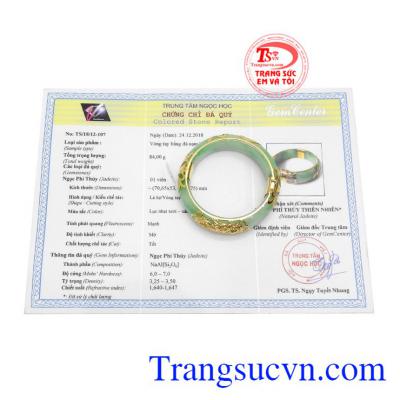 Ngọc cẩm thạch thiên nhiên mang đến sự bình an, may mắn và thịnh vượng cho người sử dụng.