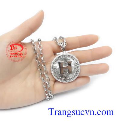 Bộ dây chuyền vàng trắng thời trang, cá tính