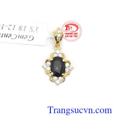 Mặt dây Sapphire thịnh vượng