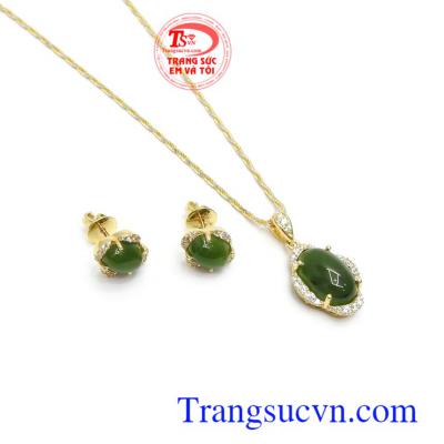 Bộ trang sức nữ Nephrite bình an