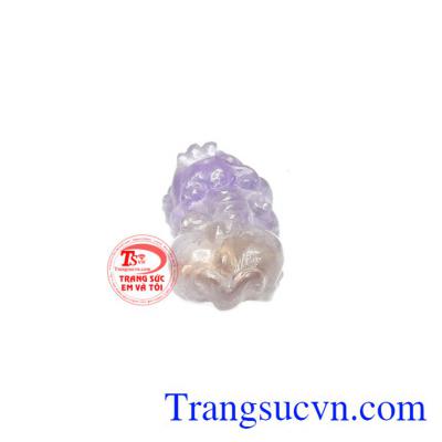 Tỳ hưu thạch anh tím mang đến sự giàu có, thịnh vượng.