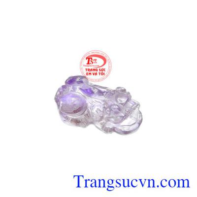 Đá thạch anh tím tỳ hưu nhỏ