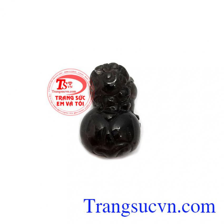 Mặt dây tỳ hưu thạch anh khói đẹp