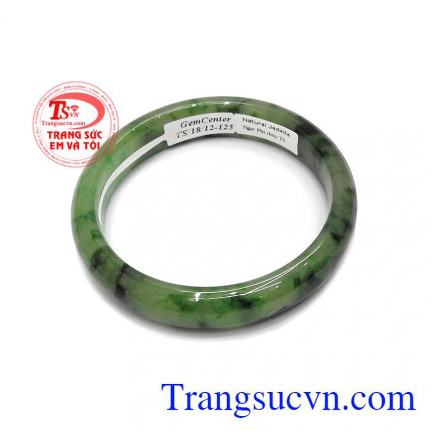 Vòng ngọc cẩm thạch kim sa