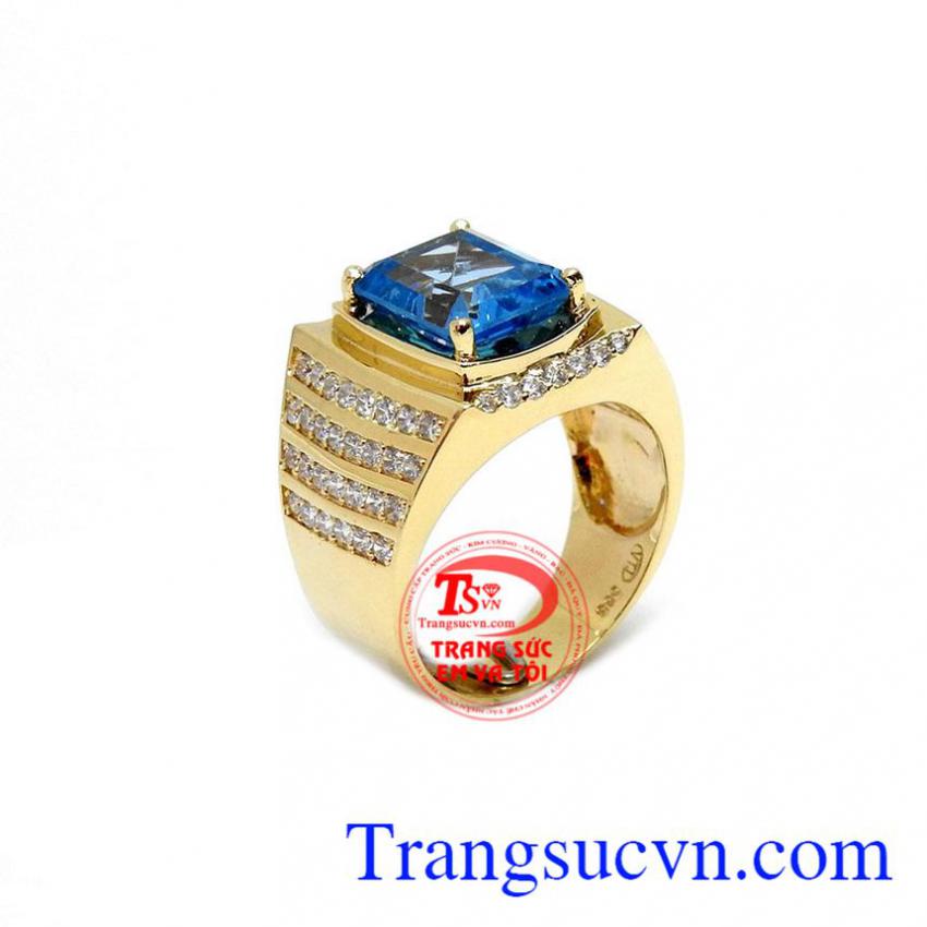 Nhẫn Nam Topaz Hoàng Gia