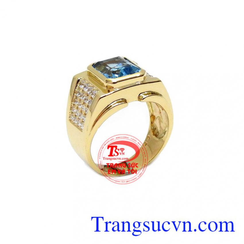 Nhẫn Nam Topaz tinh tế