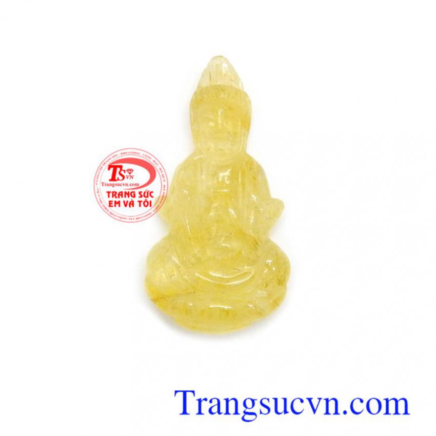 Phật bà thạch anh tóc hạnh phúc