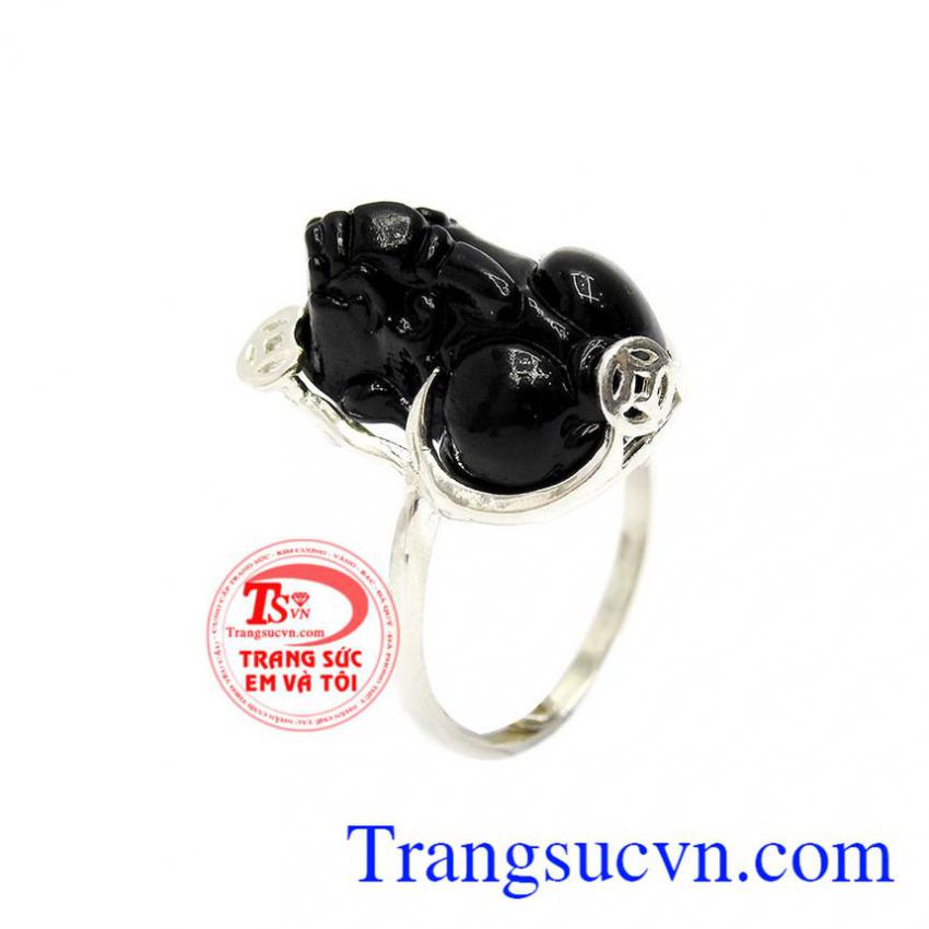 Nhẫn bạc tỳ hưu tài lộc