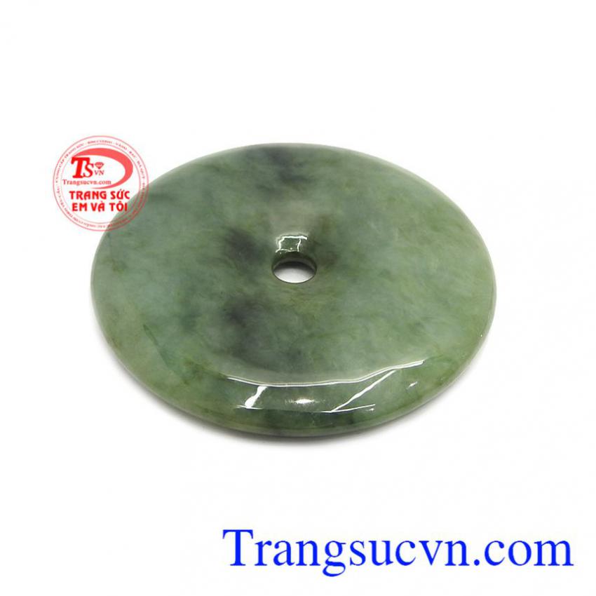 Mặt đồng xu cẩm thạch tài lộc