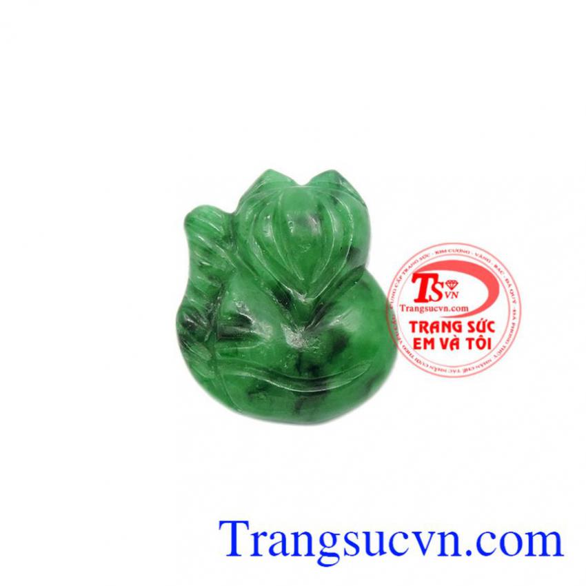 Mặt hồ ly ngọc Jadeite 
