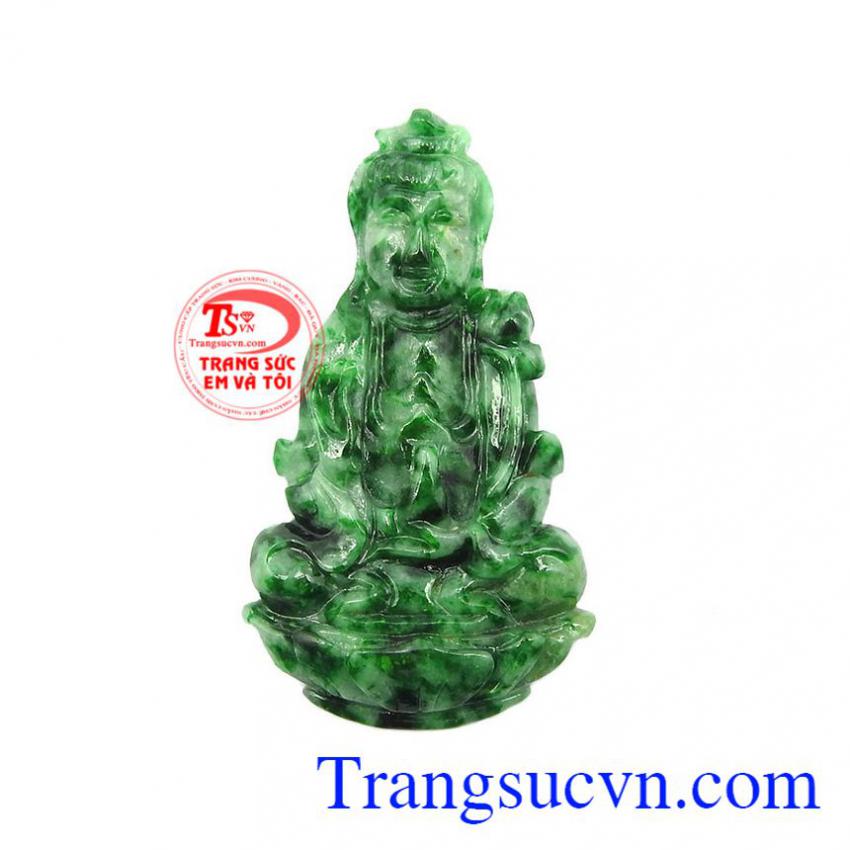 Mặt Jadeite Phật quan âm phúc lộc