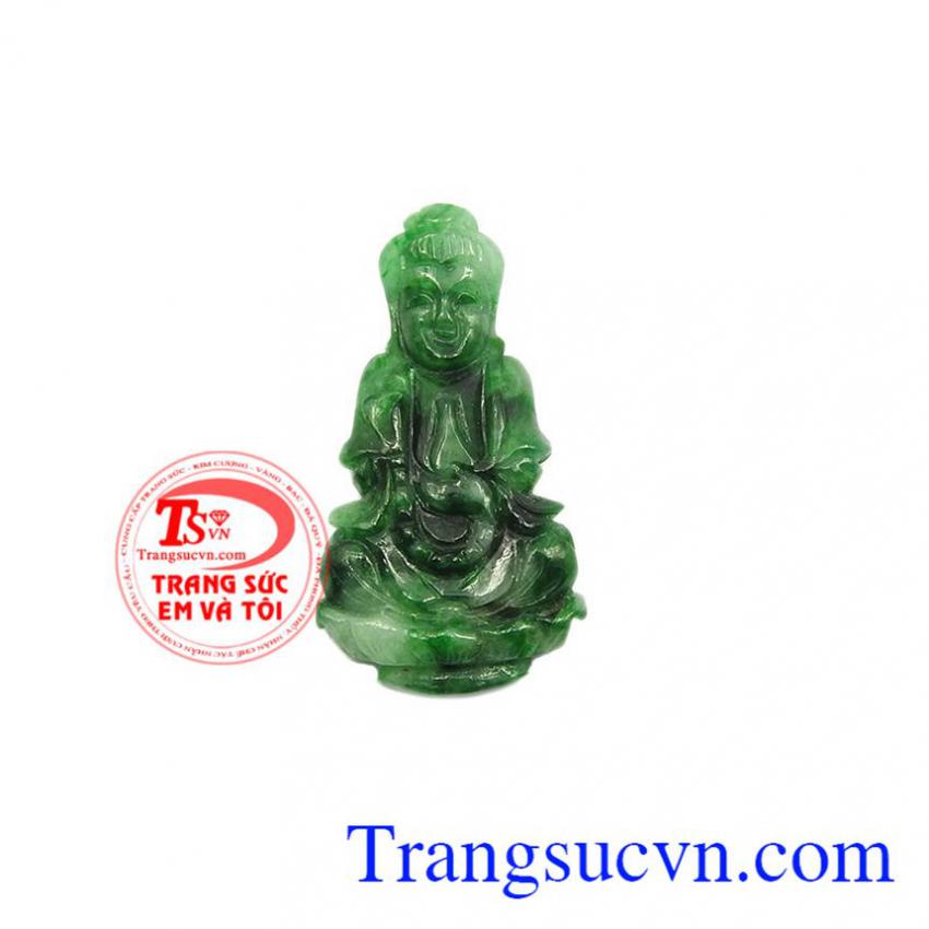 Mặt Phật Quan Âm cẩm thạch an lành