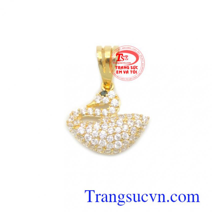 Mặt dây nữ thiên nga quý phái