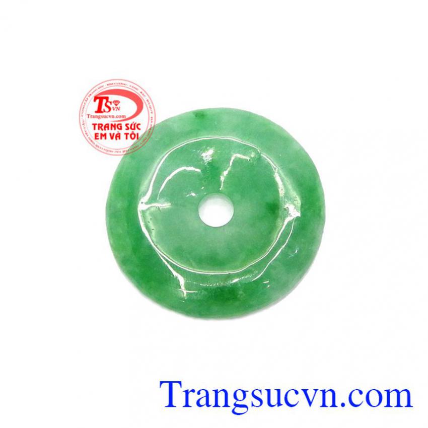 Mặt đồng xu ngọc cẩm thạch đẹp