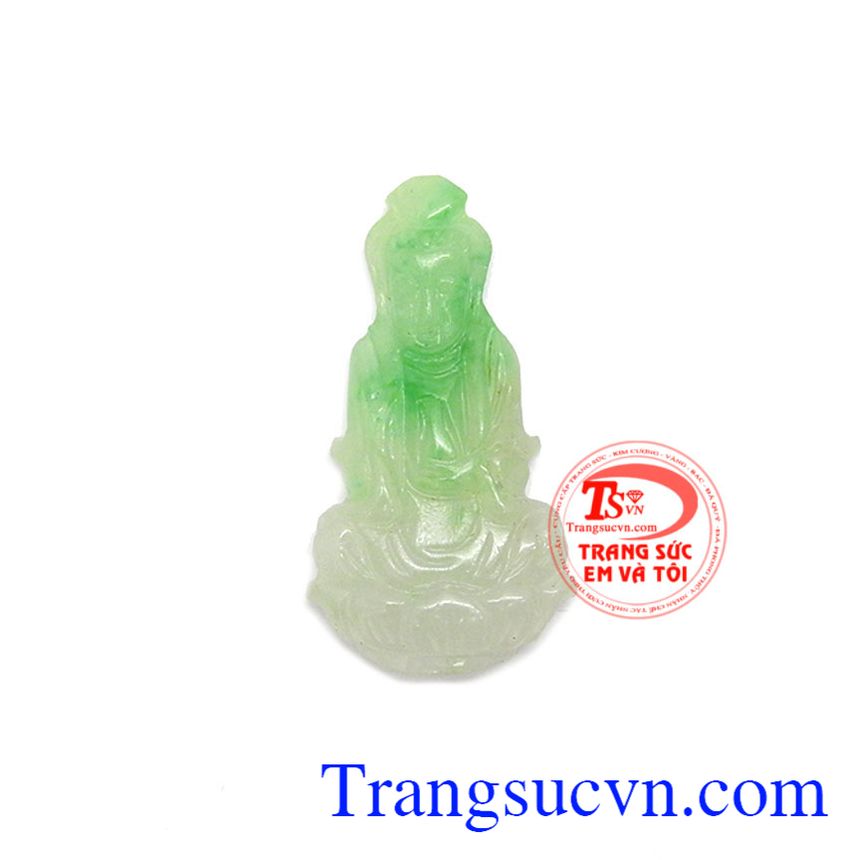 Phật ngọc jadeite xanh là sản phẩm ngọc cẩm thạch thiên nhiên.