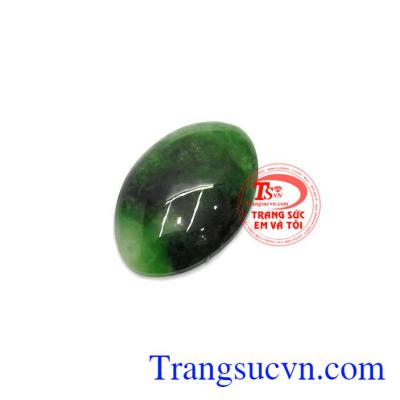 Mặt Đồng Xu Ngọc cẩm thạch thiên nhiên