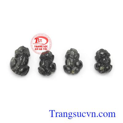 Tỳ hưu đá quý Sapphire bền đẹp, chất lượng, chế tác theo yêu cầu.