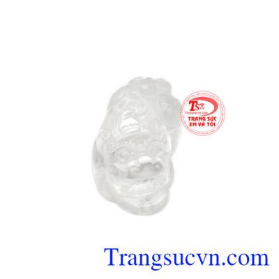 Tỳ hưu thạch anh linh vật phong thủy, tài lộc, may mắn, cát tường, hạnh phúc cho người đeo.