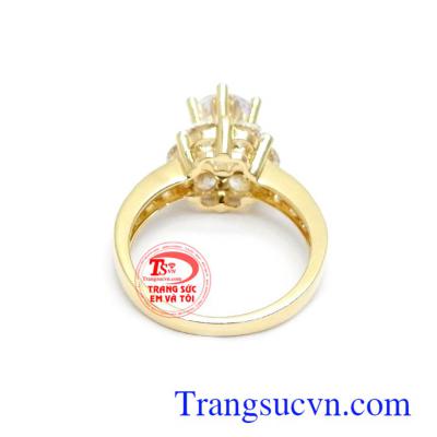 Nhẫn nữ vàng tây dành cho phái đẹp phù hợp làm quà tặng sinh nhật hoặc trong các dịp ý nghĩa