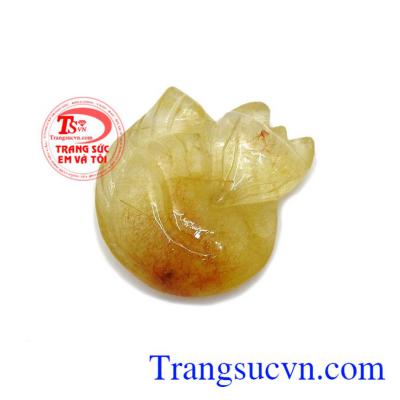 Mặt dây hồ ly đẹp mang lại nhiều may mắn, giúp tăng cường trí nhớ cho người đeo