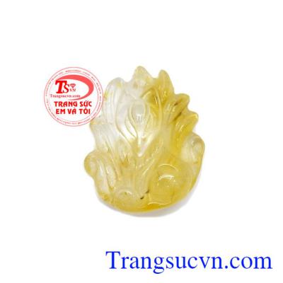 Mặt dây chuyền cửu vỹ hồ là sản phẩm mặt dây chuyền thạch anh tóc thiên nhiên