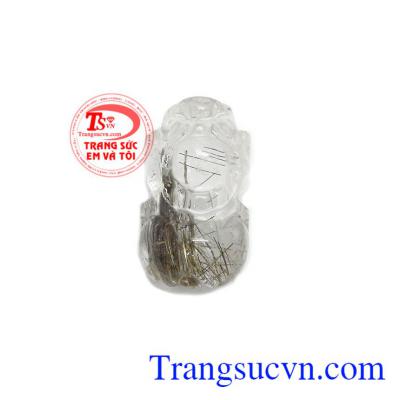 Mặt dây tỳ hưu đẹp tài lộc là sản phẩm mặt dây thạch anh tóc thiên nhiên được nhiều người ưa thích và có thể bọc vàng làm mặt dây chuyền, nhẫn, lắc tay