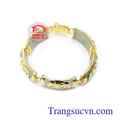 Lắc tay vàng tây đá quý thời trang, sang trọng và phong thủy