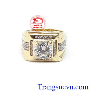 Nhẫn nam vàng tây nhập khẩu là món quà ý nghĩa dành tặng  người yêu thương