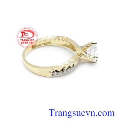 hẫn nữ vàng tây dành cho phái đẹp phù hợp làm quà tặng sinh nhật hoặc trong các dịp ý nghĩa